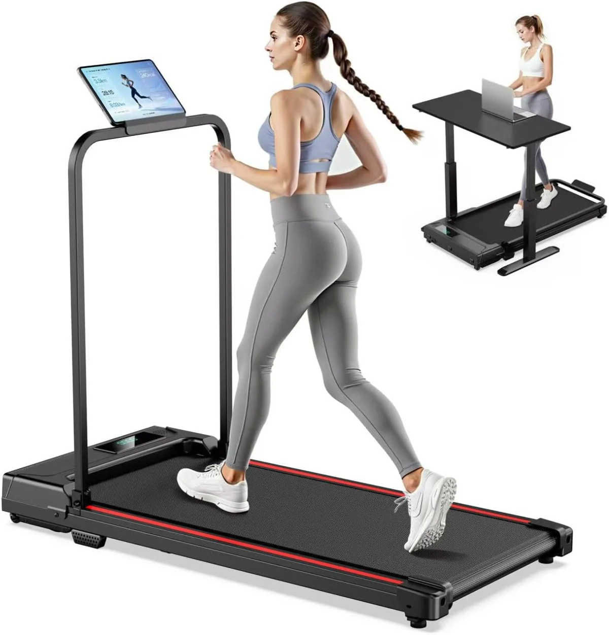 Foldable Walking Pad Electric Treadmill Only $99.xx (Reg. $166)