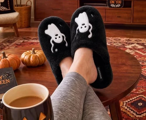 Halloween Fuzzy Slippers Deal
