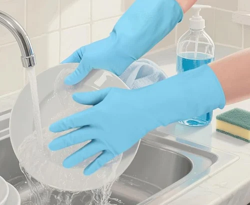 5-pack Rubber Cleaning Gloves Deal