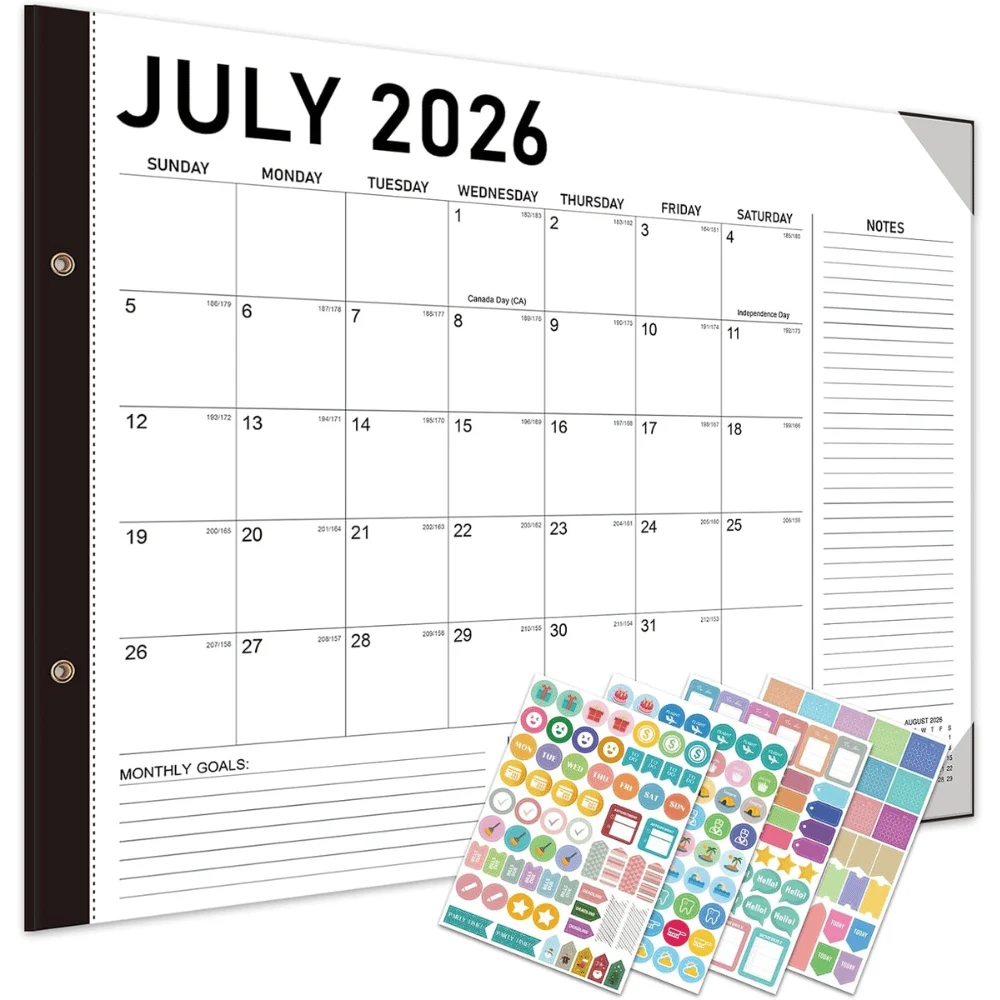 Extra Large Desk Calendar 2026-2027 Deal: Save $8.xx at Amazon
