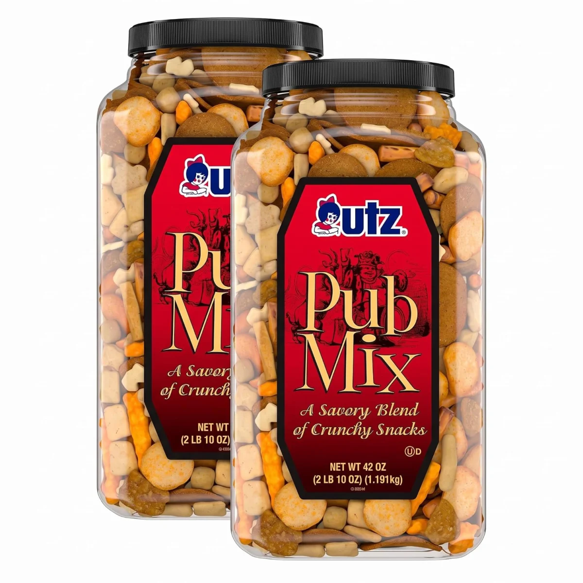 Utz Pub Mix 42‑oz Barrels Just $17.xx (Reg. $29) at Amazon