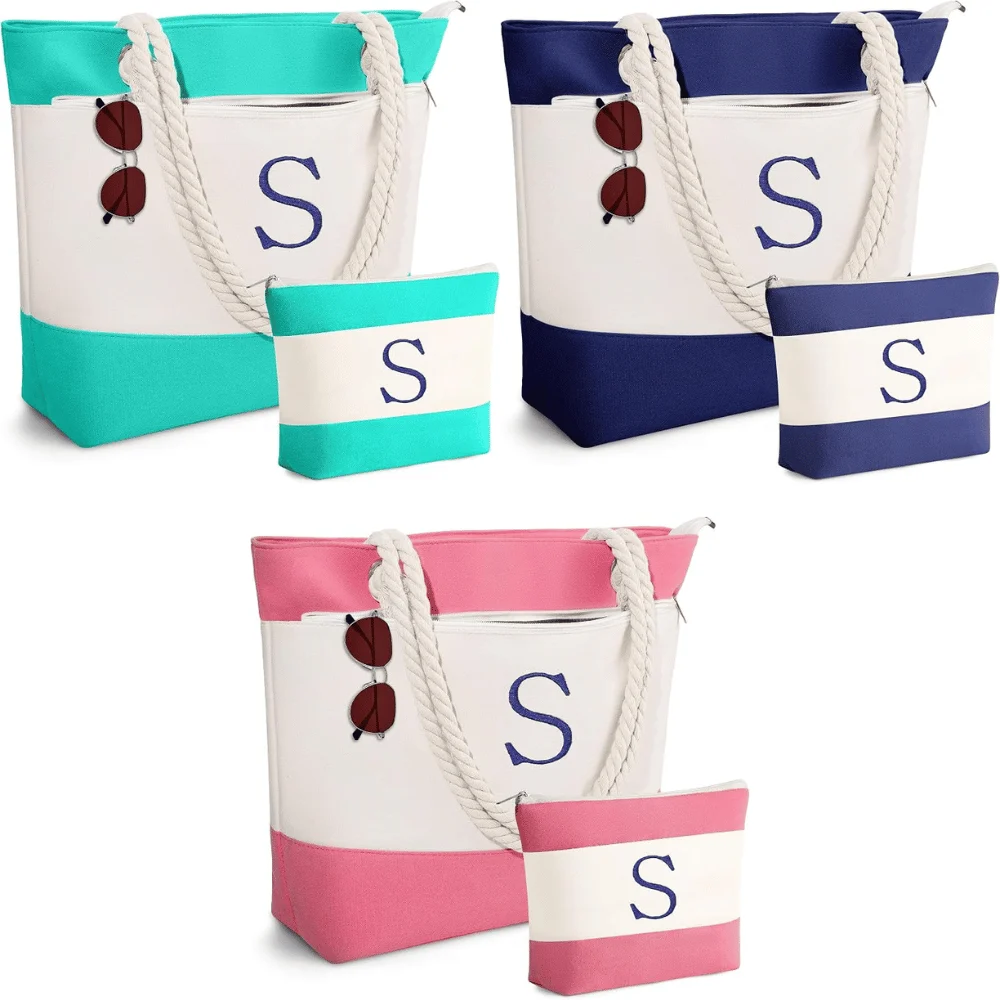 YOOLIFE Canvas Beach Tote Deal: Save $19.xx at Amazon