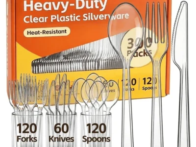 300 Count Heavy Duty Plastic Silverware Deal: Save $10.xx at Amazon