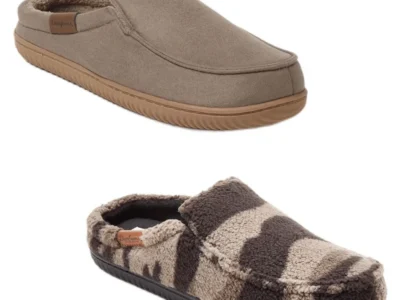 Dearfoams Men’s Notch Clog Slippers Deal at Walmart Save $8