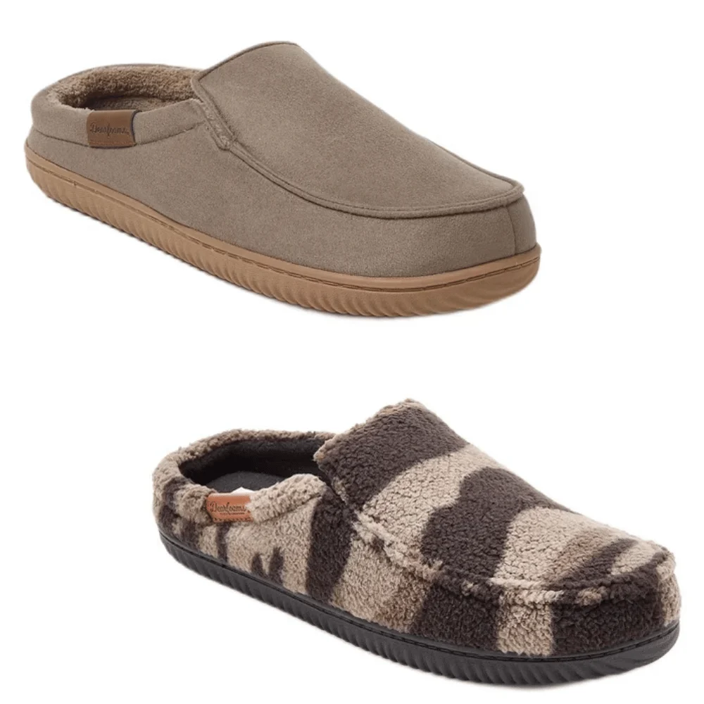 Dearfoams Men’s Notch Clog Slippers Deal at Walmart Save $8