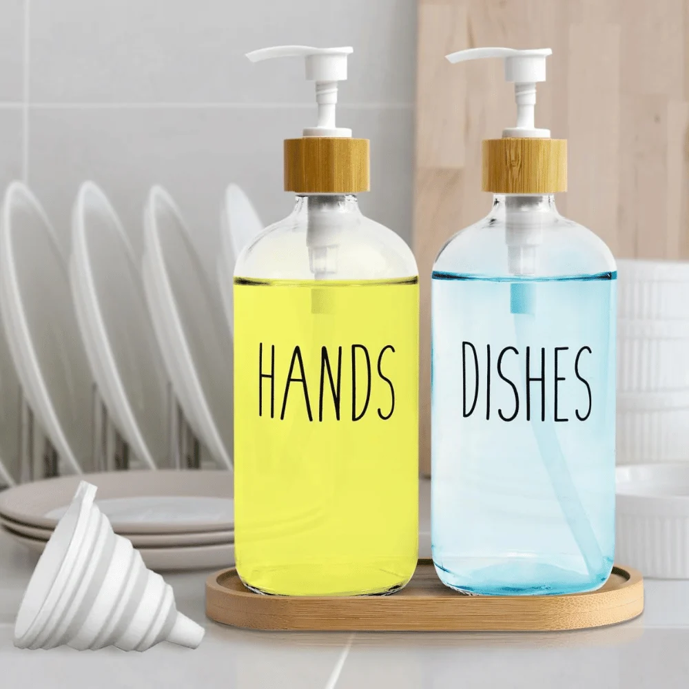 Clear Glass Soap Dispenser Deal: Save $11.xx at Amazon