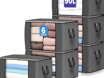 90L 6-Pack Clothes Storage Bins Deal: Save $23.xx at Amazon