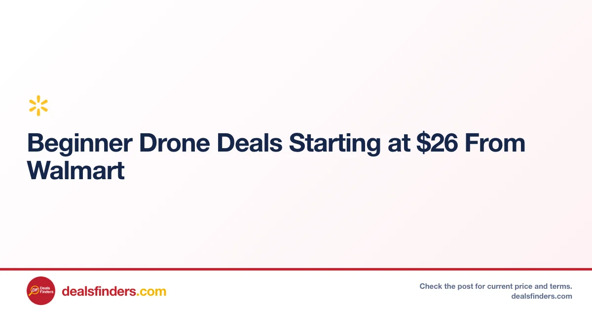 Beginner Drone Only $26 – Affordable Flight Fun at Walmart