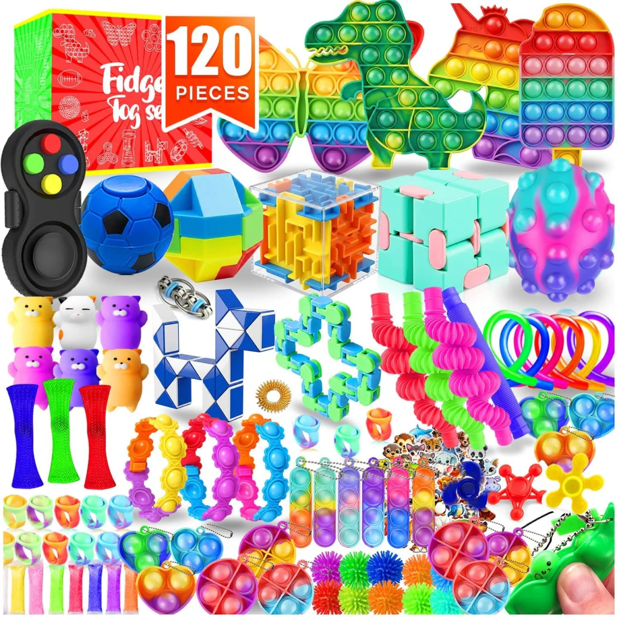 Fidget Toys 120‑Pack Only $8.xx (Reg. $14) at Amazon
