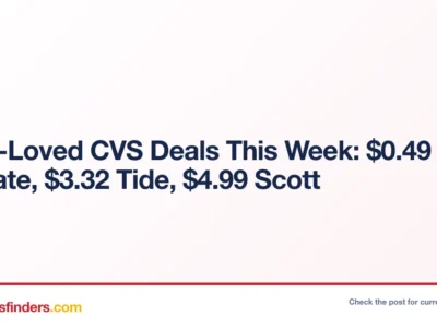 Most-Loved CVS Deals This Week: $0.49 Colgate, $3.32 Tide, $4.99 Scott