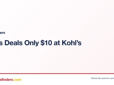 Kohl’s Deals Only $10 at Kohl’s