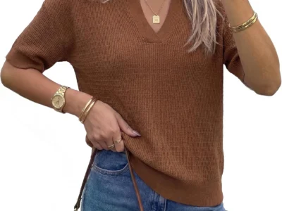Arach&Cloz Women’s Brown Top Only $23.xx (Reg. $32) at Amazon