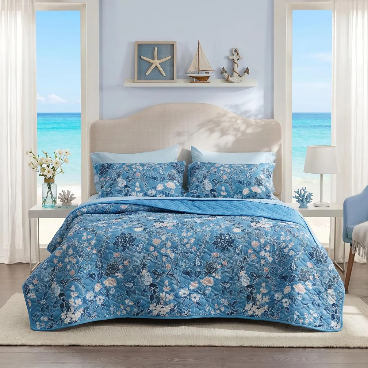Bedsure Floral Quilts Queen Size Only $26.xx (Reg. $32) at Amazon