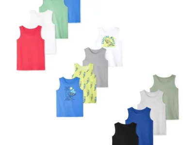 Baby Boy Graphic Tank Top 4-Pack Deal: Save $10.42 at Walmart