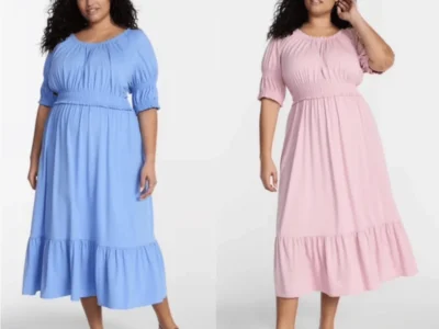 Terra & Sky Women’s Plus Scoop Neck Maxi Dress Deal: Save $9.89 at Walmart