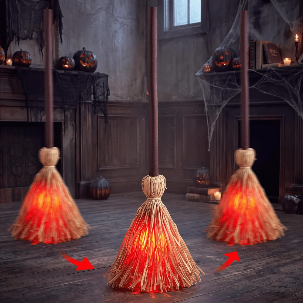 Halloween Animatronic Broom Deal: Save $6.xx at Amazon