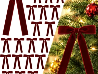 24 Pcs Velvet Bows Deal: Save $8.xx at Amazon