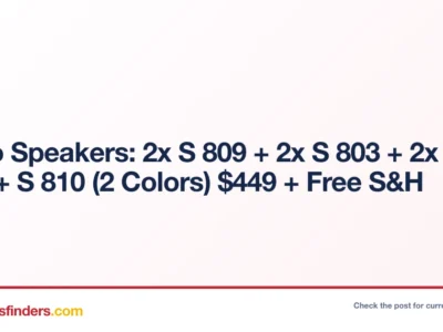 Jamo Studio S 809 Home Theater System Only $449 at Adorama