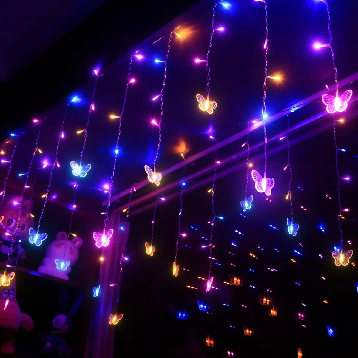 19.7ft Butterfly Curtain Lights Deal: Save 50%