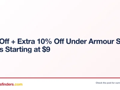 Under Armour Shoes Just $9 (40% Off + Extra 10% Off) at Under Armour