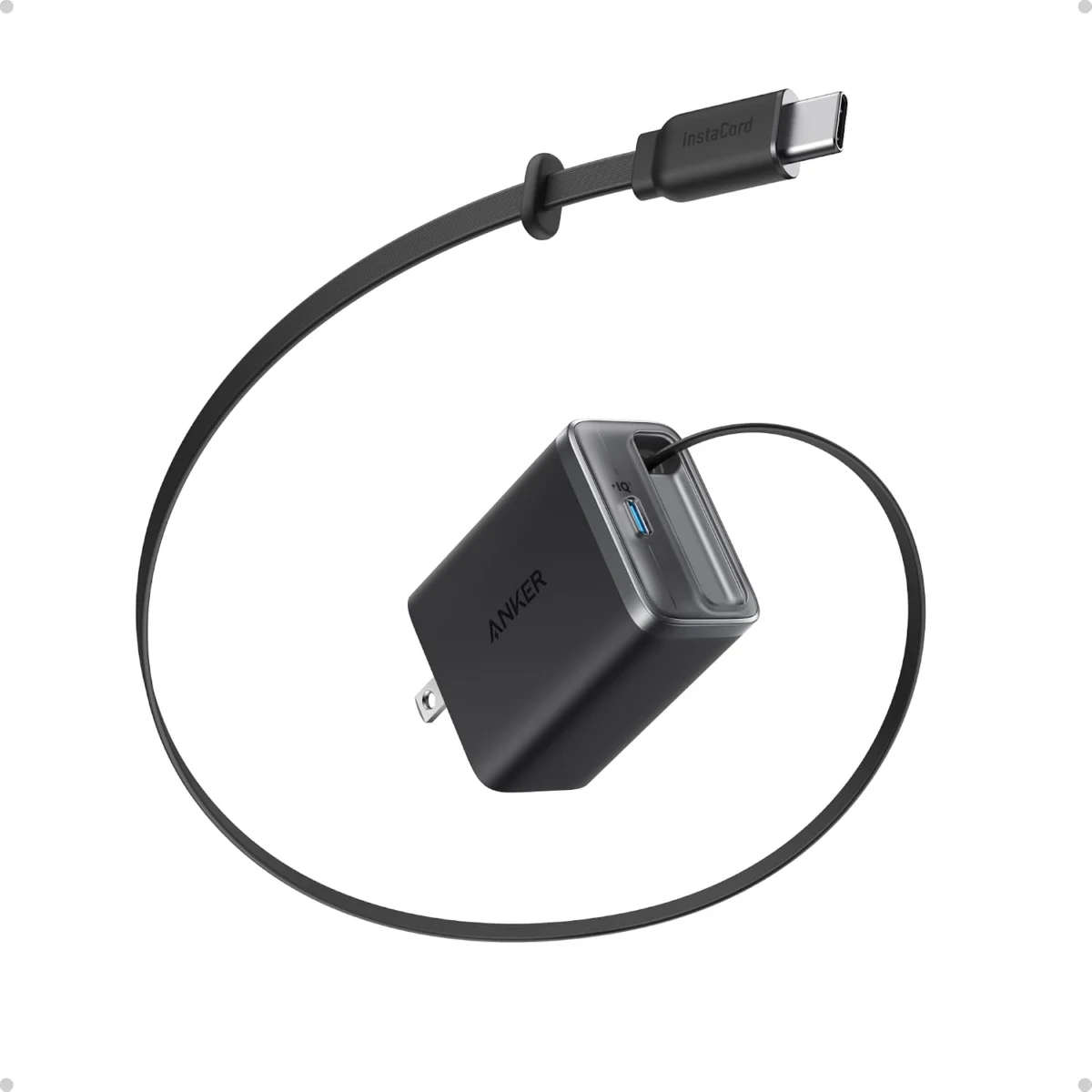 Anker Nano Retractable USB‑C Charger Only $23.xx (Reg. $40)