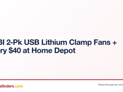 Home Depot deal card