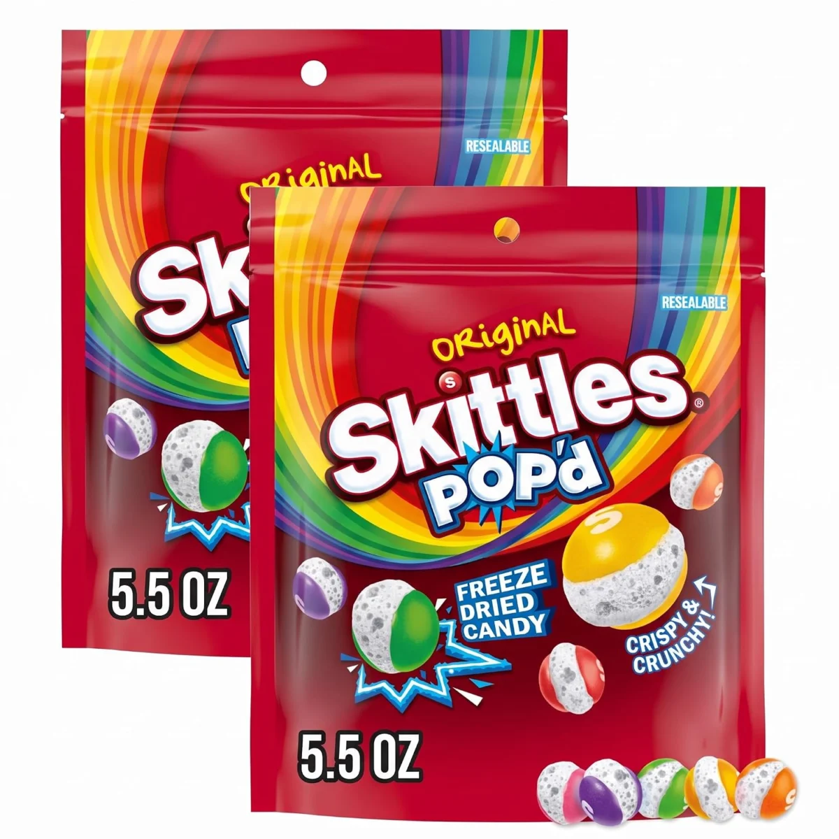 2-Pk 5.5-Oz Skittles POP’d Only $3.xx (Reg. $10) at Amazon