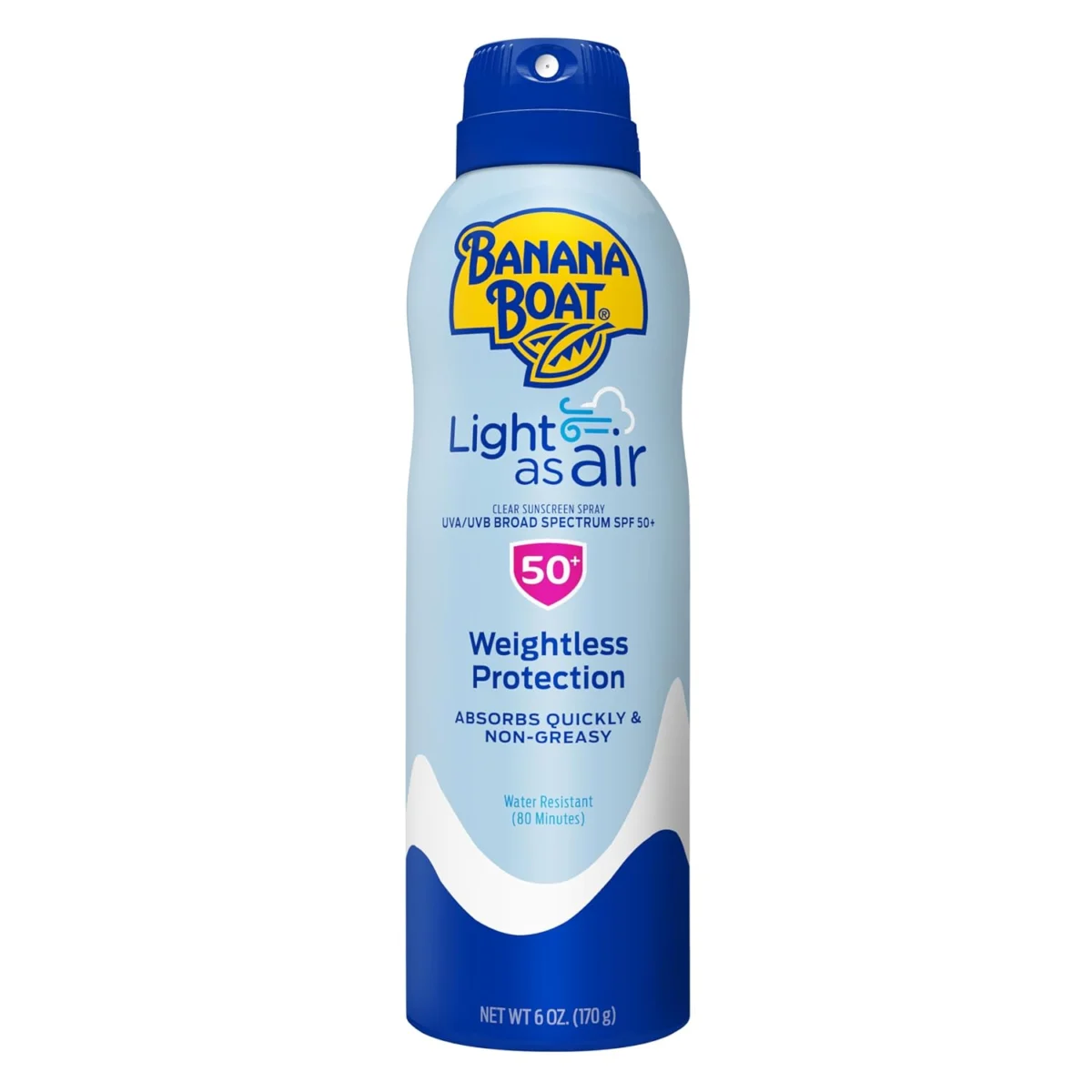 Banana Boat SPF 50 Light As Air Sunscreen Spray Only $6.xx (Reg.