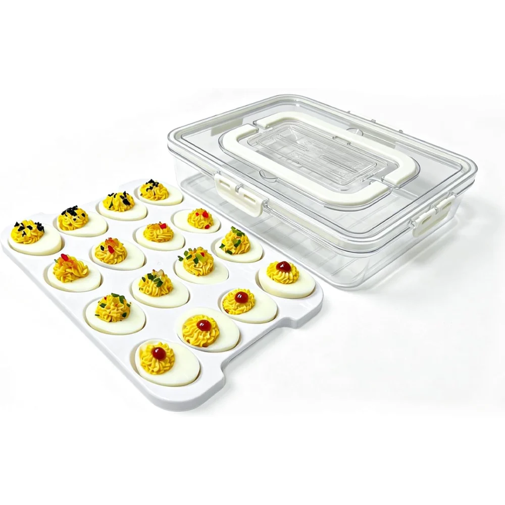 Deviled Egg Carrier Storage Containers Deal: Save $9.xx at Amazon