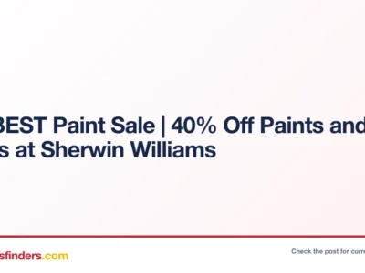 The BEST Paint Sale | 40% Off Paints and Stains at Sherwin Williams