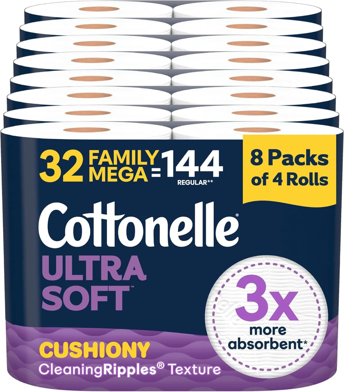Cottonelle 32‑Pack Mega Rolls Only $34.xx (Reg. $35) at Amazon
