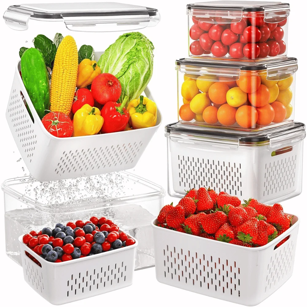 4 PCS Fruit Storage Containers Deal at Amazon: Save $6.xx