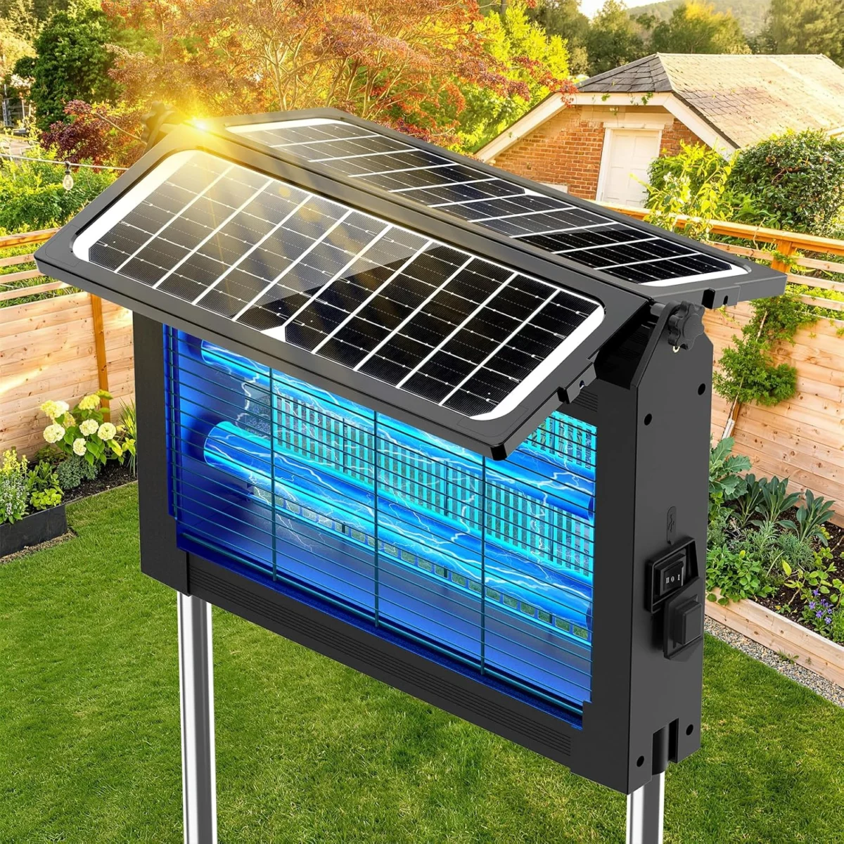 Jepwe 4500V Solar Bug Zapper Only $39.xx (Reg. $70) at Amazon