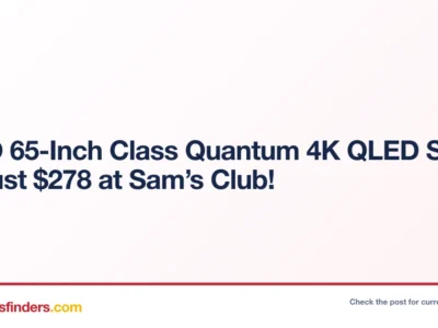 VIZIO 65‑Inch Quantum 4K QLED Smart TV Just $278 at Goto