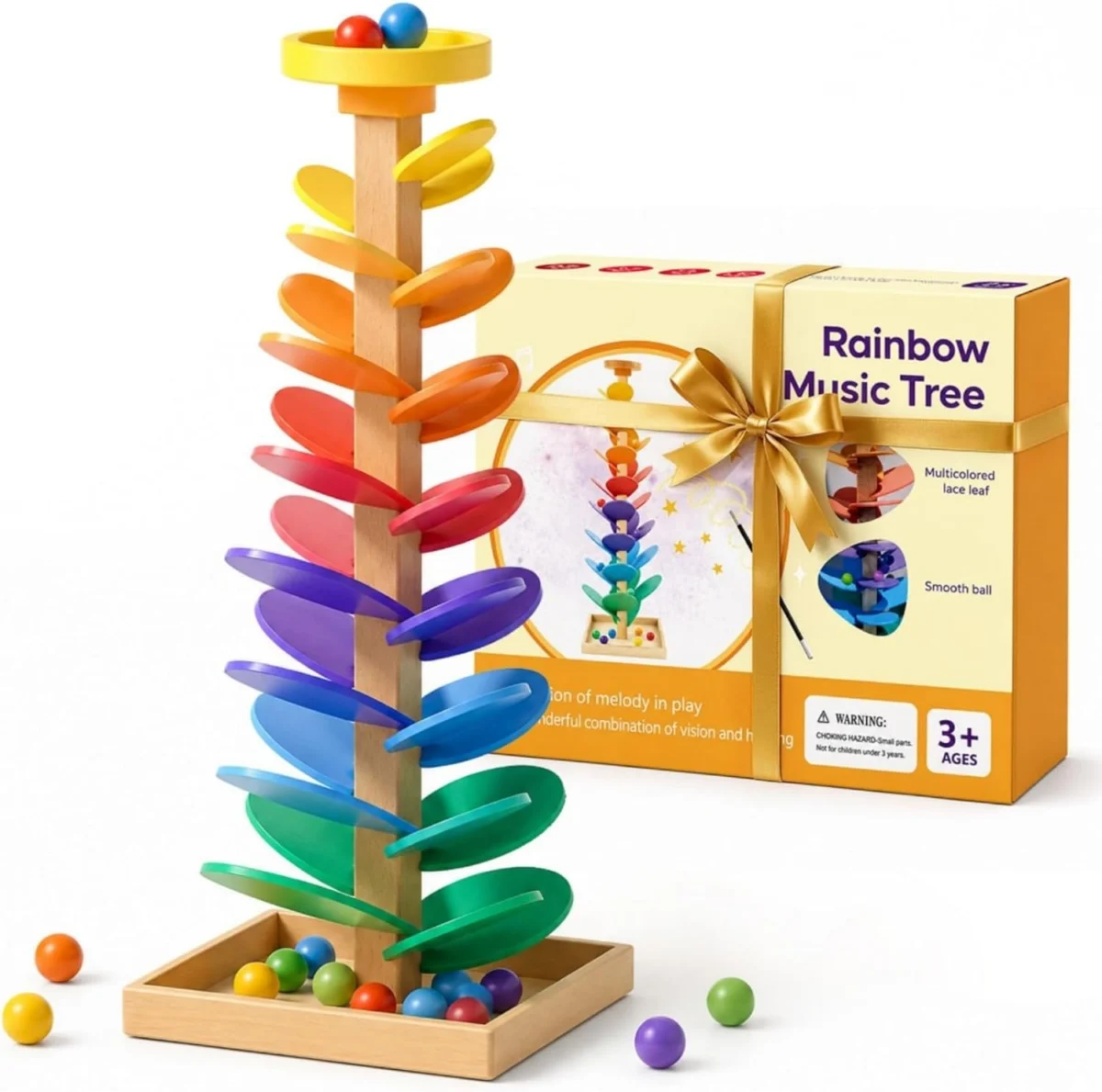 Wooden Marble Run Music Tree Only $29.xx (Reg. $33) at Amazon