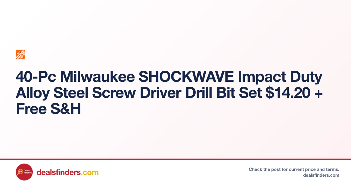 Milwaukee SHOCKWAVE Impact Duty Alloy Steel Screw Driver Drill Bit