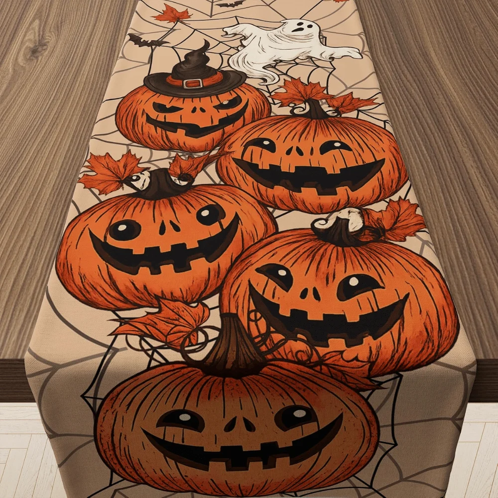 Halloween Pumpkin Table Runner Deal: Save 50% at Amazon