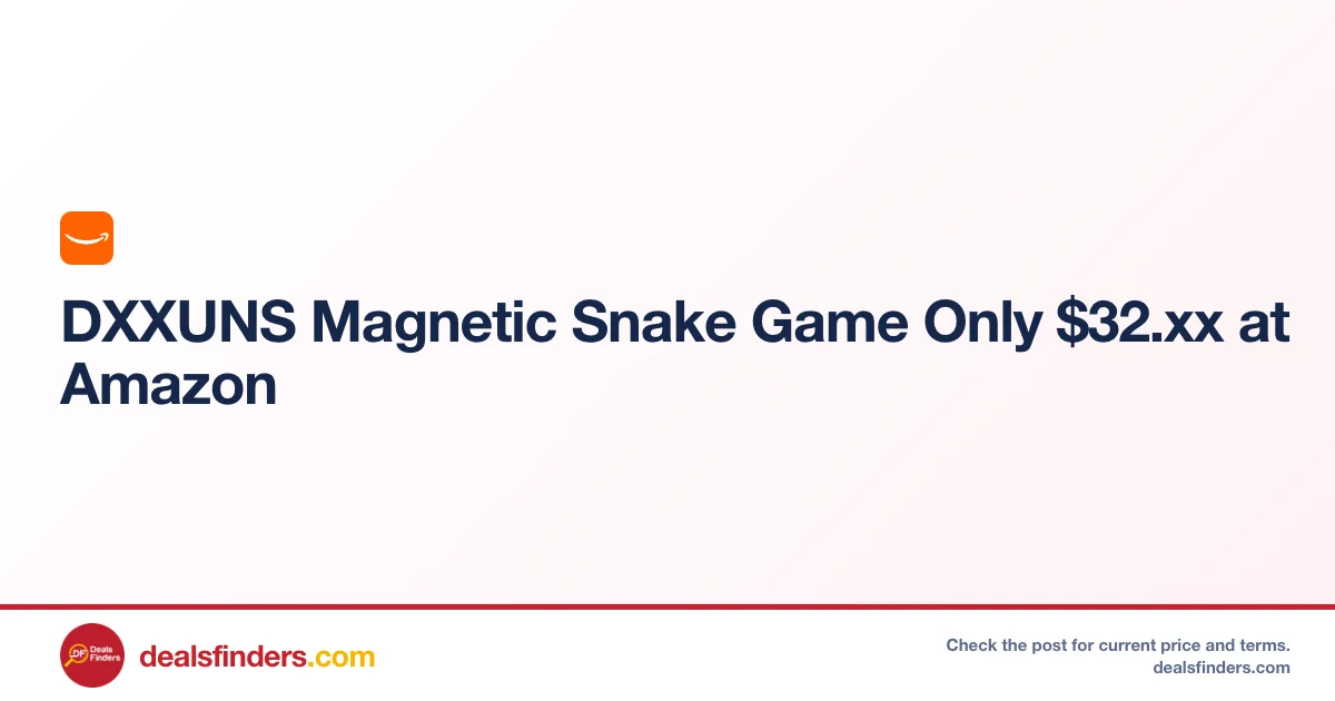DXXUNS Magnetic Snake Game Only $32.xx at Amazon