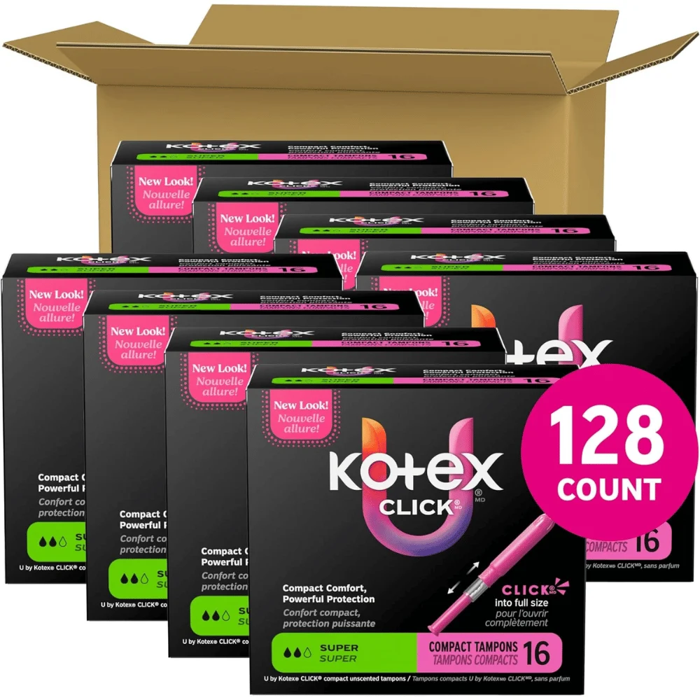 U by Kotex Click Compact Tampons Deal: $24.xx Off at Amazon