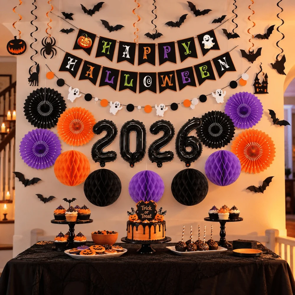 39 PCS Halloween Party Decorations Deal: Save $6.xx at Amazon