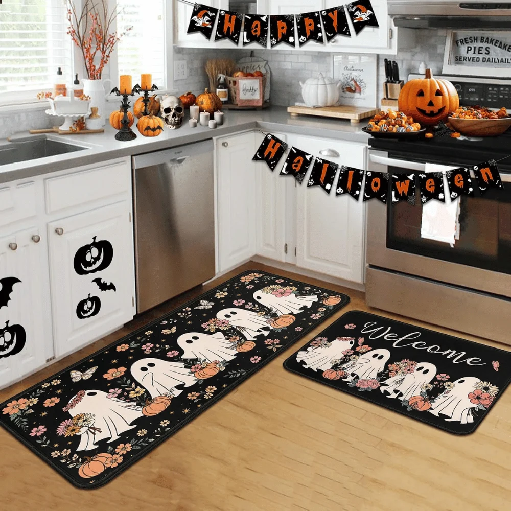 Halloween Kitchen Rugs Deal: Save $17.xx at Amazon