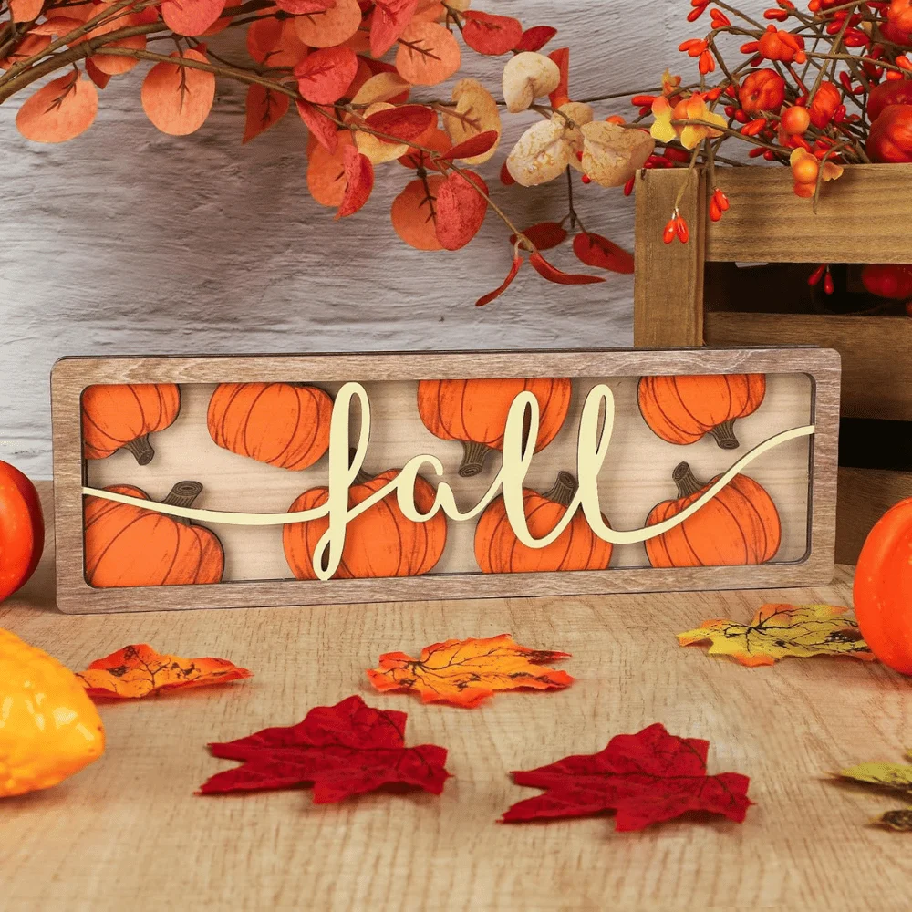 Vintage Fall Pumpkin Decorations Deal: Save $6.xx at Amazon