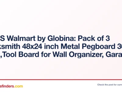 Blacksmith Metal Pegboard Pack Only $46 at Walmart