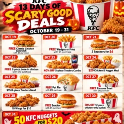 KFC’s 13 Days of Scary Good Deals: October 19–31, 2026