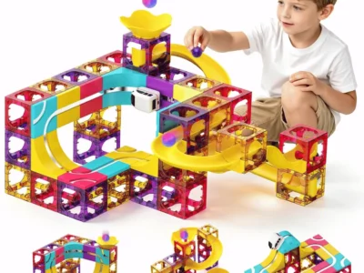 Magnetic Tile Rail 92 PCS Deal at Amazon