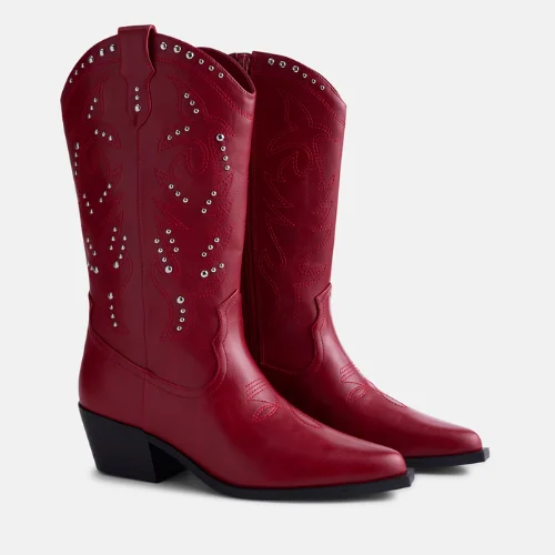 No Boundaries Women’s Studded Cowboy Boots $22.98 (Reg. $44.98)
