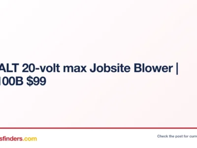 DEWALT 20-volt max Jobsite Blower | DCE100B $99
