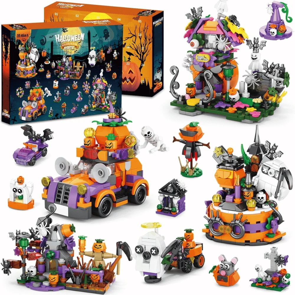 31pcs Halloween Building Blocks Deal: Save $18.xx at Amazon
