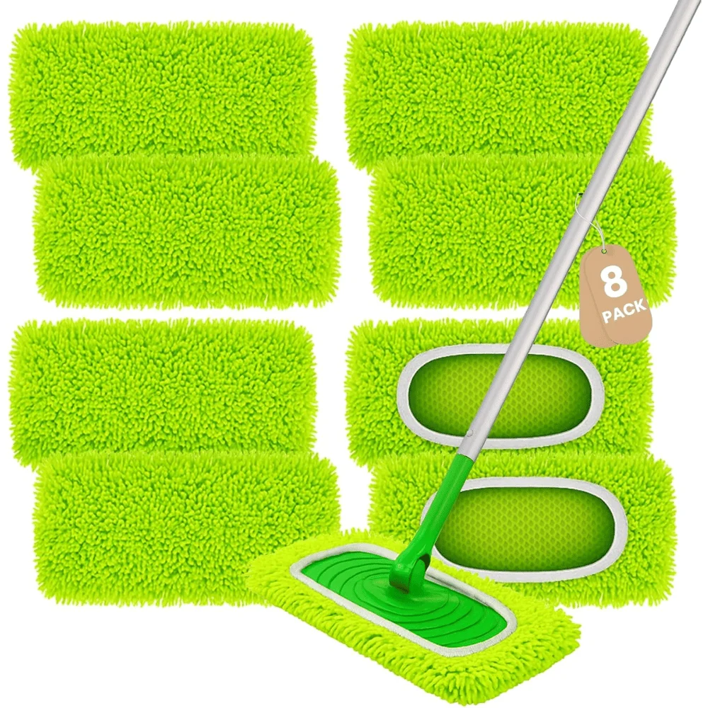 8 Pack Chenille Mop Refill Pads Deal: Save $5.xx at Amazon