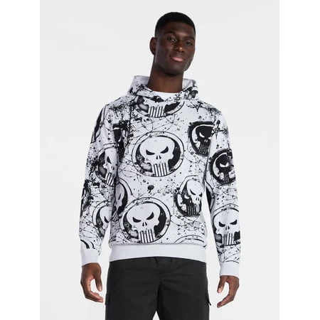 Punisher Graphic Fleece Hoodie Only $7.26 at Walmart